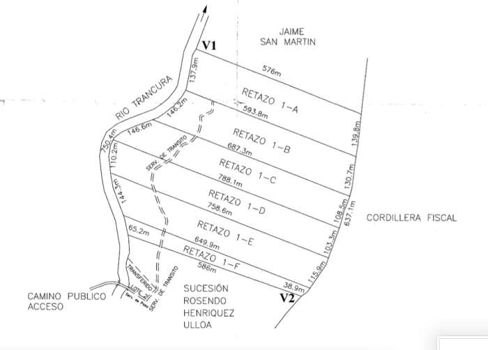 Plans Venta Campo 8 hectreas con orilla de ro Trancura en Puesco Bajo 