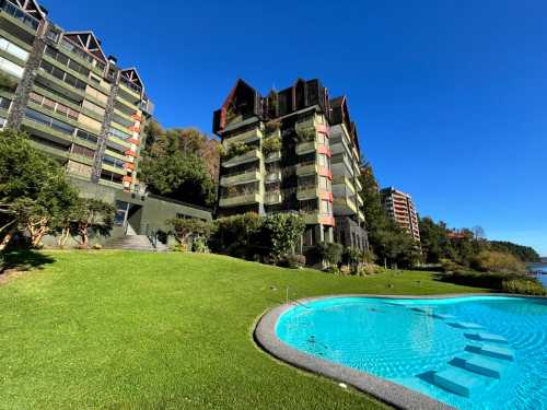 Arriendo Departamento en Condominio Margomalal, Primera Línea Lago Villarrica ID-1335
