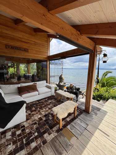 Arriendo Maravillosa Casa Orilla de Lago, Sector El Escorial, Puc�n