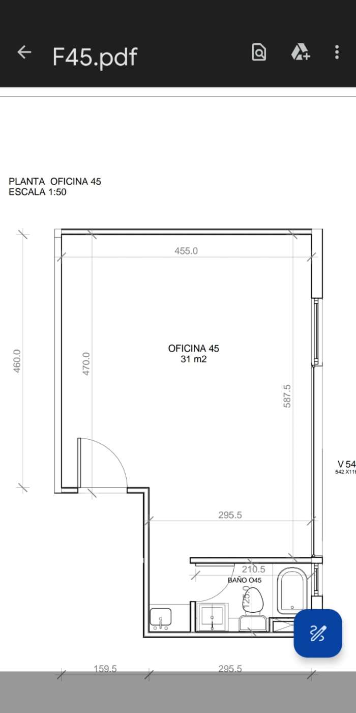 Plans Arriendo Oficina N�45 en Edificio Alta Terra, en pleno centro de Puc�n